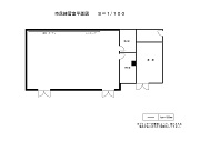 市民練習室の平面図の画像