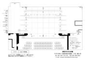 小ホール舞台図の平面図