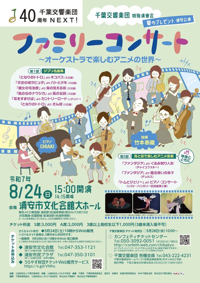 千葉交響楽団特別演奏会　チラシ